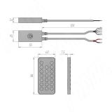 Диммер с пультом ДУ, 2.4ГГц, для светодиодной ленты RGBW CORE-RGBW-RC-WH, фото 2