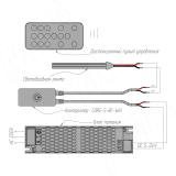 Диммер с пультом ДУ, 2.4ГГц, для монохромной светодиодной ленты CORE-S-RC-WH, фото 3