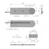 CIRCUM Светодиодный светильник, 190x50 мм, серебро, 12V, нейтральный белый 4000К, 2,4W CR12-190NO-MCR-NW2, фото 3