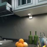 CURVE Светильник светодиодный, угловой, серебро, 12V, нейтральный белый 4000К, 3,5W CU12-160NO-MCR-NW4, фото 2