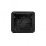 FLIP S блок розеток с откидной крышкой, 144*129 мм, 1 розетка, 1 USB, 1 USB Type-C, быстрая зарядка, черный FU-S-1S1A1C-F-BL, фото 2