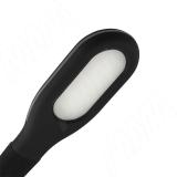 FLEX Светодиодный светильник на гибкой ножке с сенсорным выключателем, 1 USB, 1 USB Type-C, черный, 12V, нейтральный белый 4000К, 1,7W FX12-1A1C-TS-BL-NW2, фото 2