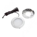 LUNA Светодиодный светильник точечный круглый, хром, 12V, нейтральный белый 4000К, 2W LN12-RNO-CR-NW2, фото 1