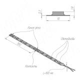 Лента светодиодная 5050/60, 24V, 5 м, нейтральный белый 4000К, IP20, 14.4W/1м LS24-5050NW20-14.4, фото 4