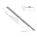 LUX, COB лента светодиодная, 360 диодов, 24V, 20 м, длинное соединение, CRI 90, теплый белый 3000К, IP20, 7W/1м LS24-COB-WW-7-LR, фото 3