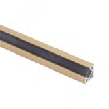 Профиль CM7, угловой узкий, для ленты с основанием 5мм, золото матовое, 11х11мм, для углового рассеивателя, L-2000 LSP-CM7-ALU-2000-GL, фото 2