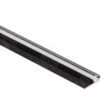 Профиль CМ9, угловой, черный, для ленты шириной 5мм, для гибкого рассеивателя, L-3000 LSP-CM9-ALU-3-BL, фото 1