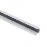 Профиль FM10, врезной, угловой узкий, для ленты с основанием 5мм, серебро, 15х8,5мм, L-3000 LSP-FM10-ALU-3000-AL, фото 2