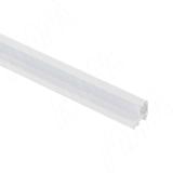 Профиль FM10, врезной, угловой узкий, для ленты с основанием 5мм, белый матовый, 15х8,5мм, L-2000 LSP-FM10-ALU-2000-WHM, фото 1