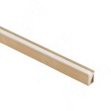 Профиль FМ9, врезной, золото, для ленты шириной 5мм, для гибкого рассеивателя, L-3000 LSP-FM9-ALU-3-GL, фото 1