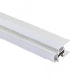 Профиль MR1, для зеркала, серебро, для плоского рассеивателя, L-3000 LSP-MR1-ALU-3-AL, фото 2