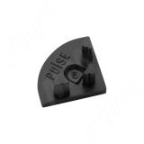 Заглушка торцевая для СМ1/CM2, черная LSPA-CAP-CM1/2-BL, фото 1