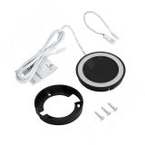 MORPHO Точечный светильник круглый, накладной, черный, 24V, теплый и нейтральный белый 2700-4000К, 5W MO24-RNO-S-BLNWW5, фото 1