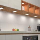 POCKET Светодиодный светильник с ИК-выключателем на взмах руки, 160x80 мм, серебро, 12V, нейтральный белый 4000К, 3W PC12-160MS-MCR-NW3, фото 2