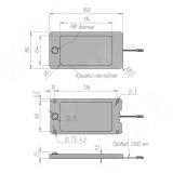 POCKET Светодиодный светильник с датчиком движения, 160x80 мм, серебро, 12V, нейтральный белый 4000К, 3W PC12-160PIR-MCR-NW3, фото 3