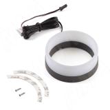 PRISM Светодиодный светильник точечный круглый, серый, 12V, нейтральный белый 4000К, 3.5W PR12-RNO-90-GR-NW4, фото 1