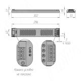 SLIM Блок питания AC-230/DC-12V, ультратонкий, IP20, 200W PS12-IP20-SL-U-200W, фото 2