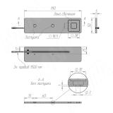 QUADRUM Светодиодный светильник, 190x50 мм, серебро, 12V, нейтральный белый 4000К, 2,4W QD12-190NO-MCR-NW2, фото 3