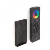 SMART,  Пульт дистанционного управления контроллером для лент RGB, RGBW, RGBCCT, сенсорный, 4 зоны, магнитное крепление, 2.4 ГГц RE-RGBCCT-R-4Z-BL, фото 1