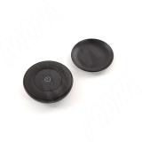 SMART, Пульт дистанционного управления контроллером для монохромной или CCT ленты, с колесом прокрутки, c круглым магнитным креплением, черный, 2.4 Г RE-RND-S-CCT-R-BL, фото 1