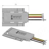 Выключатель для зеркала сенсорный, диммируемый, обогрев, для ленты CCT, электронные часы, 2 кнопки, 12/24В SW1-MR-TS-D-W-CCT-C, фото 3