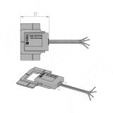 Выключатель для зеркала сенсорный, диммируемый, 1 кнопка, 12/24В SW1-MR-TS-D, фото 3
