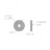 Датчик инфракрасный (IR) на преграду/на взмах руки, беспроводной,  диммируемый, накладной, цвет черный, с крепежом SW1-RC-DS/MS-R, фото 2