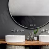 Выключатель сенсорный диммируемый, для зеркала, 1 кнопка, часы, 12/24V, 60/120W SW1-TS-MR-CL-1, фото 3