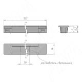 TRACK Светильник трековый линейный светодиодный, модуль, 100 мм, антрацит, 24 В, нейтральный белый 4000К, 0,7  Вт TK24-2025NW-100-AN, фото 3