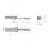 TRACK Коннектор с разъемом для питания, антрацит, 24 В, 120 Вт TK24-CON-END-NO-AN, фото 2