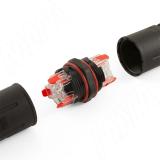 Клемма соединительная в корпусе, 3 порта, разная полярность, IP68 TML-3-3-DP-IP68, фото 1