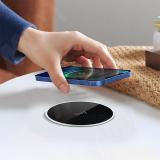 WIZ беспроводное зарядное устройство, врезное, d=74 мм, черный, 12V, 15W WCH-60-1W-BL, фото 3