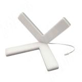 X-SIGN Светодиодный угловой светильник, белый/ нерж. сталь, 24V, нейтральный белый 4000К, 10W XS24-CNO-WTS-NW10, фото 1