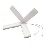 X-SIGN Светодиодный угловой светильник с сенсорным выключателем, белый/ нерж. cталь, 24V, нейтральный белый 4000К, 10W XS24-CTS-WTS-NW10, фото 1