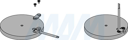 Изменение штатного расположения провода точечного круглого светодиодного светильника CIRCUM (артикул CR12-RNO)