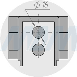 Установка выключателя для зеркала сенсорного диммируемого с обогревом  для ленты CCT, 2 кнопки, 12/24В (артикул SW1-MR-TS-D-W-CCT), чертеж 1
