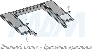 Установка выключателя для зеркала сенсорного диммируемого с обогревом  для ленты CCT, 2 кнопки, 12/24В (артикул SW1-MR-TS-D-W-CCT), чертеж 2