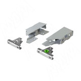 TEN Фиксатор фасада (саморез) + крепление задней стенки без наращ., серый