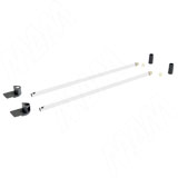 NOVA PRO DELUXE комплект круглых рейлингов 500 мм, белый