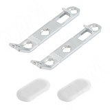 NOVA PRO DELUXE комплект фиксаторов к фасаду и заглушек, белый