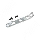 NOVA PRO DELUXE Фиксатор фасада F8 внутреннего ящика h=90 мм, серый металлик