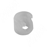 NOVA PRO DELUXE Фиксатор рейлинга к фасаду F8 внутреннего ящика с рейлингом h=185 мм, серый металлик