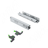 Quantum QS Направляющие нижнего крепления полного выдвижения (левая, правая) с 3D креплениями, L=300 мм, оцинкованные