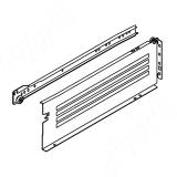 IMPAZ комплект ящика 450 мм, серый, боковины h149 мм с роликовыми направляющими, без фиксаторов 4620-45 GREY