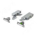 TEN Фиксатор фасада (саморез) + крепление задней стенки без наращ., серый 58.AX00.A6.00