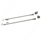 TEN Рейлинг с креплением к фасаду и к задней стенке из ДСП 500мм, серый 58.RX03.A6.50