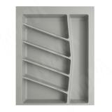 Лоток кухонный универсальный, для ящика с фасадом 450 мм, металлик матовый 76.45.MM