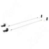 NOVA PRO DELUXE комплект круглых рейлингов 500 мм, белый F102045966