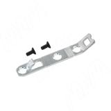 NOVA PRO DELUXE Фиксатор фасада F8 внутреннего ящика h=90 мм, серый металлик F102101584