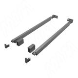NOVA PRO SCALA комплект прямоугольных рейлингов 450 мм, графит F102103520